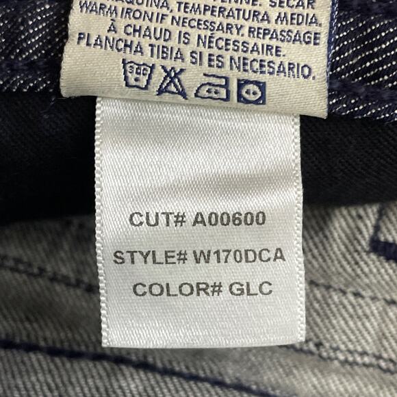 Hudson W170DCA Straight Leg Jeans Flap Pocket Dark Blue Size 29 - Picture 10 of 13